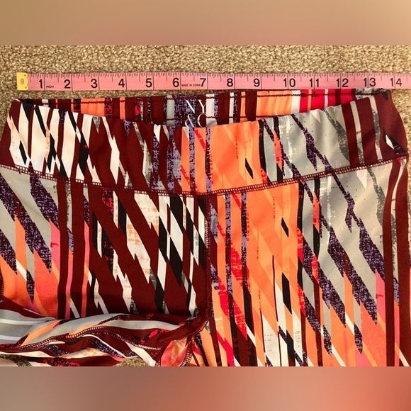 New York & Company Multicolor Athletic Pull On Leggings Size Medium - Picture 10 of 10